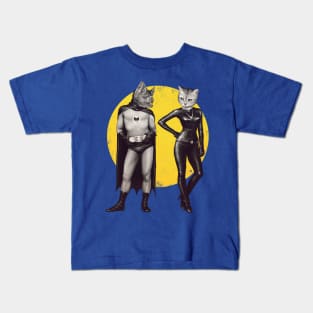 A Bat and a Cat Kids T-Shirt